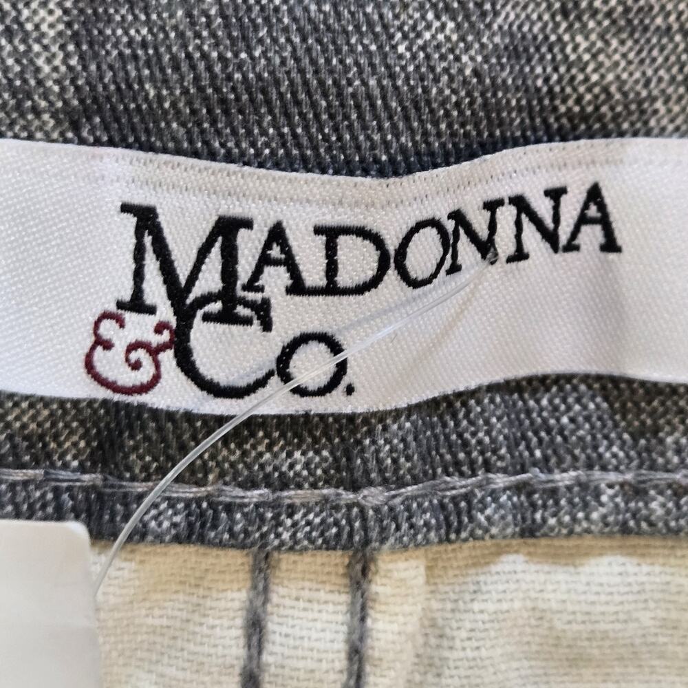 Madonna & Co Festival Utility mini skirt Belt Pocket Belt Gray Acid Wash‎ Boho - Picture 4 of 11